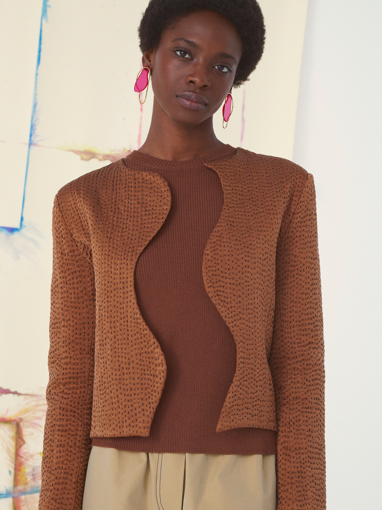 jacket-felicie-abstraction-brownchocolate