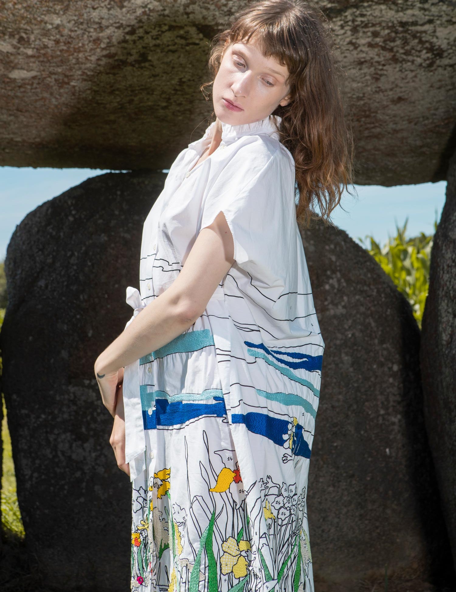 robe-francoise-coloriage-white