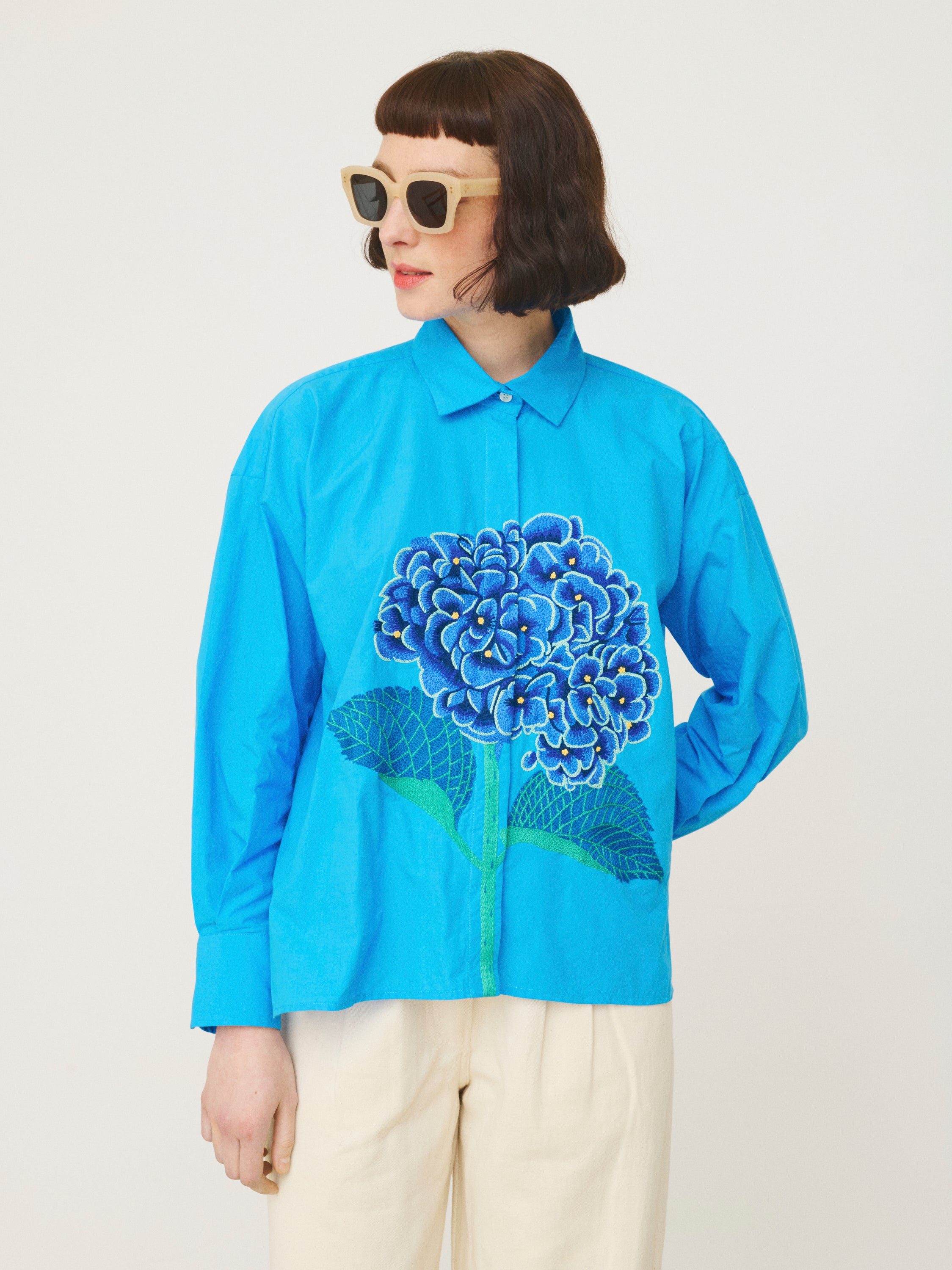 CHEMISE GRETA - HORTENSIA