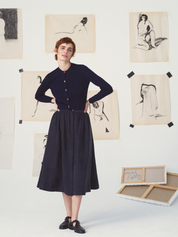 cardigan-janelle-impressionnisme-marine