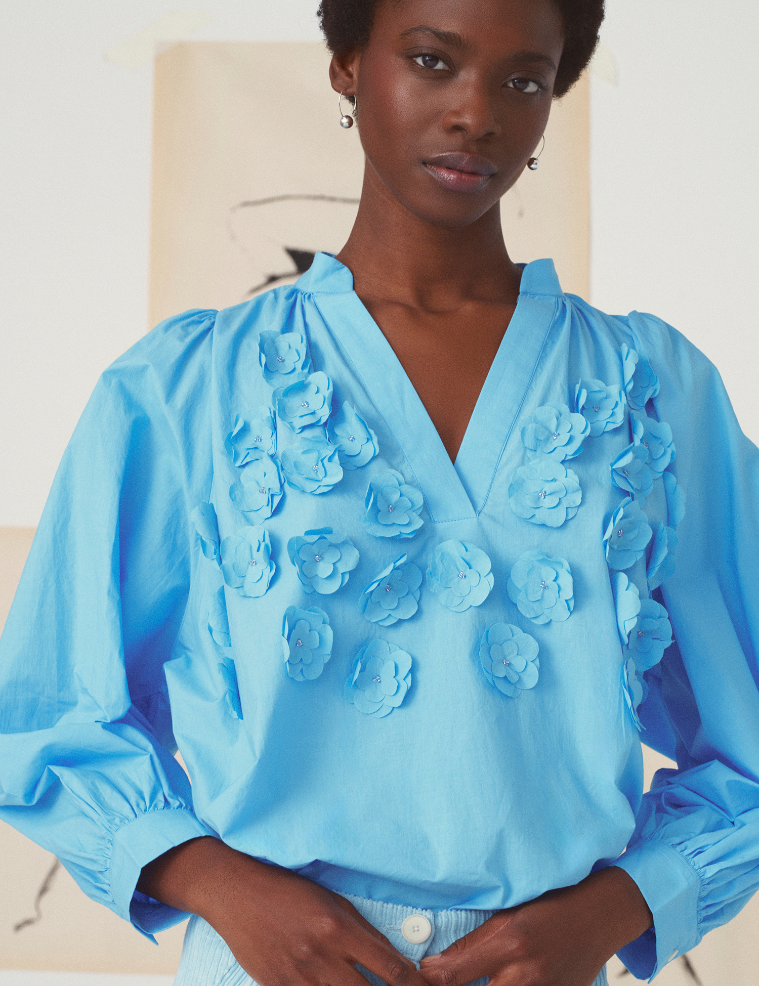 shirt-claudia-impressionnisme-skyblue