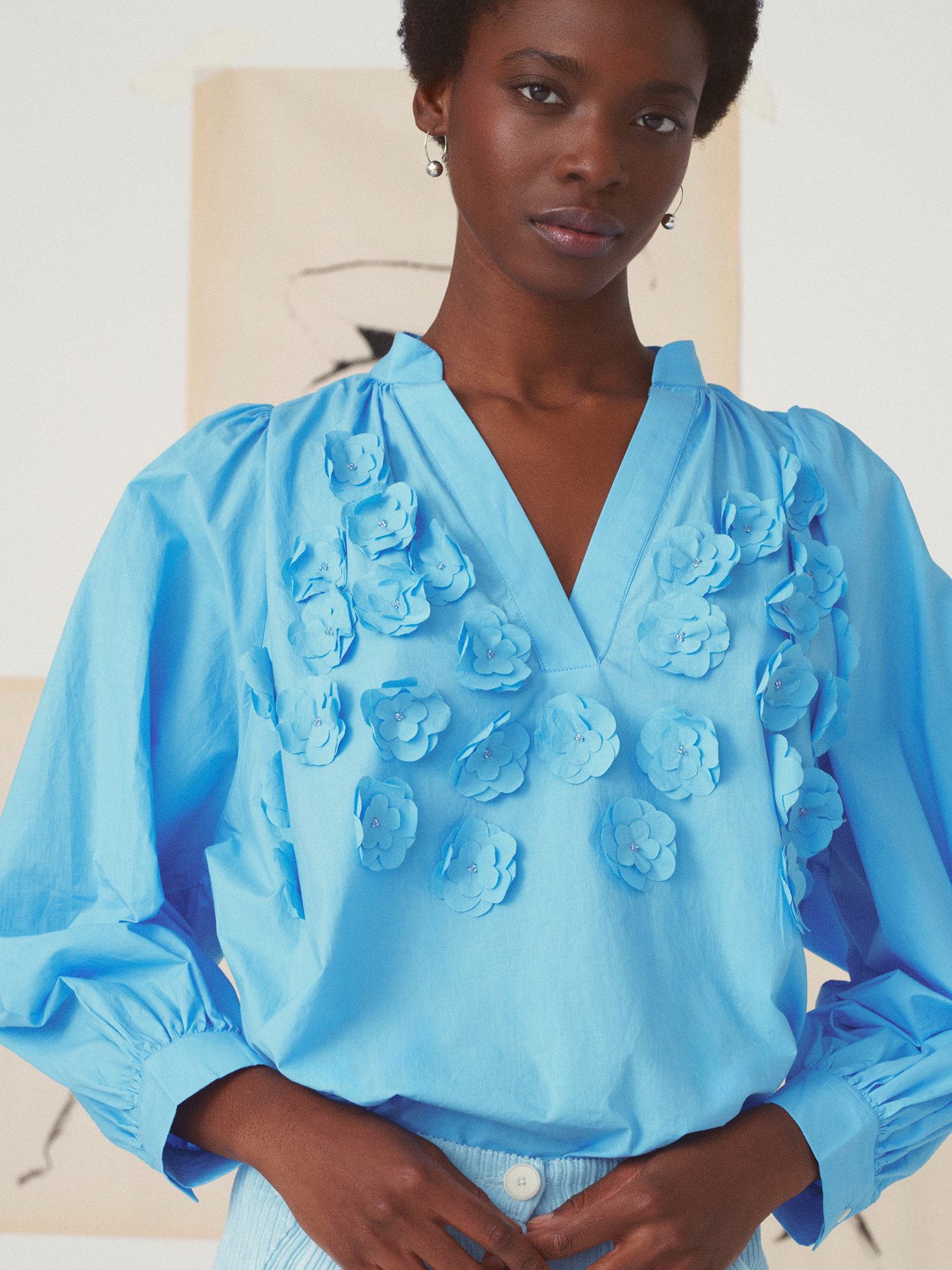 shirt-claudia-impressionnisme-skyblue