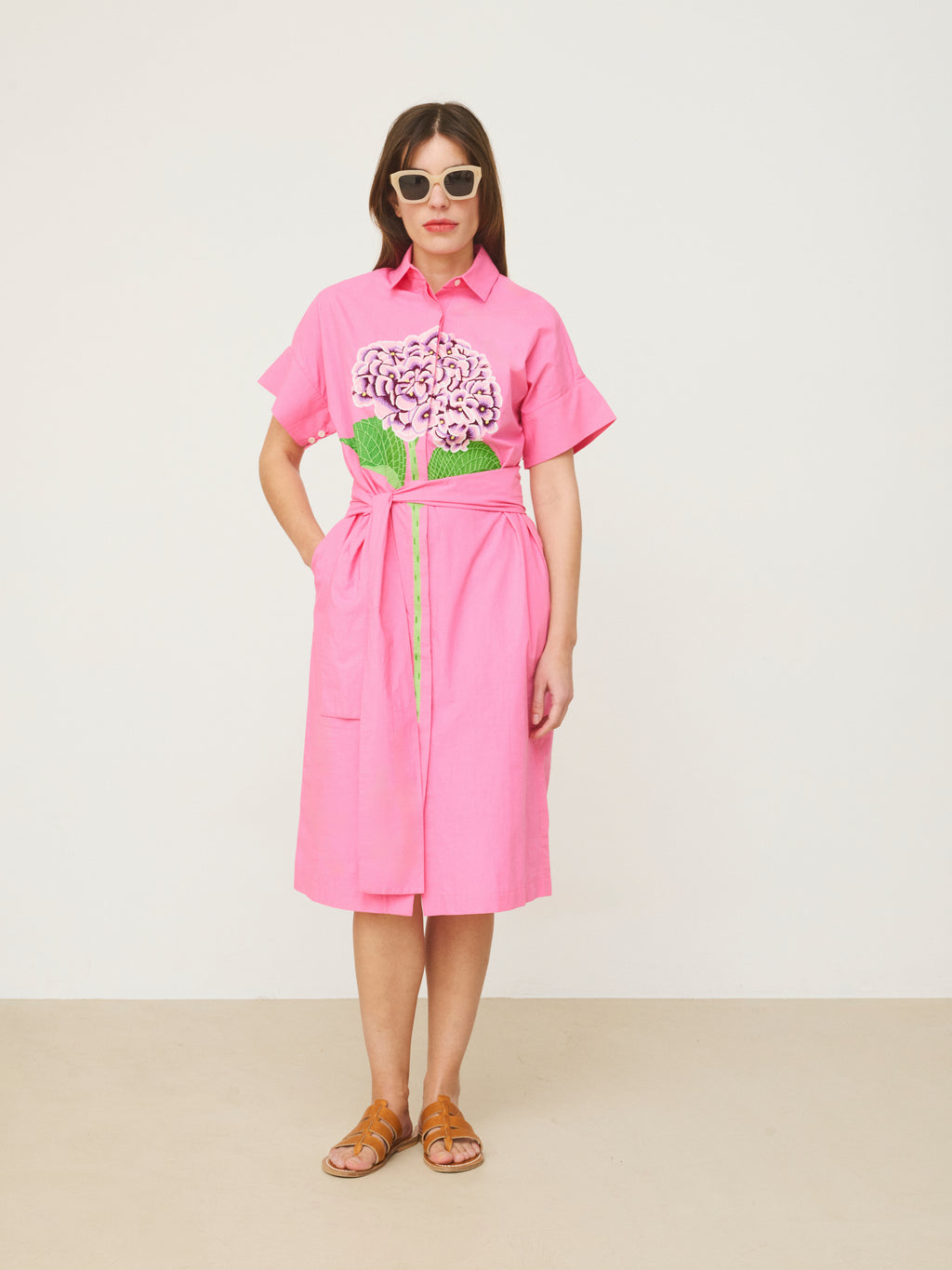 GORDES DRESS - HYDRANGEA