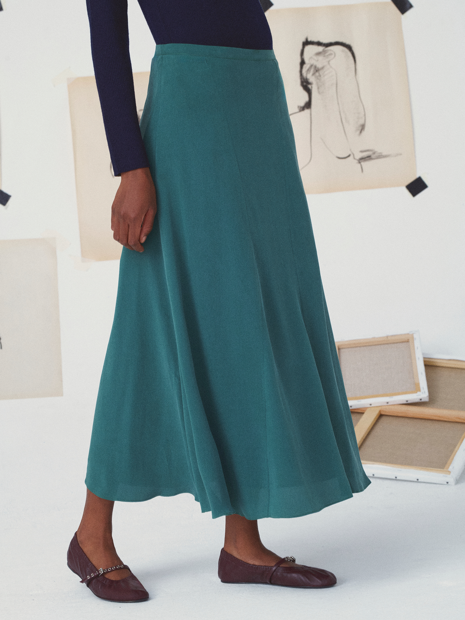 skirt-rani-statement-green