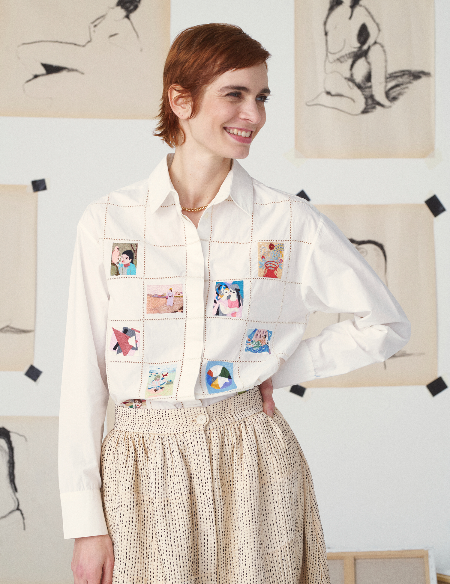 shirt-milou-statement-white