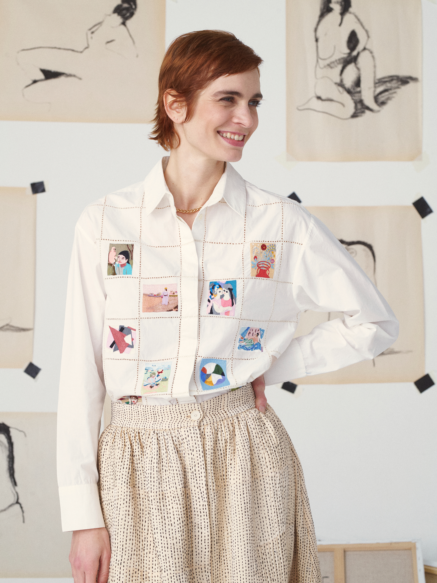 shirt-milou-statement-white