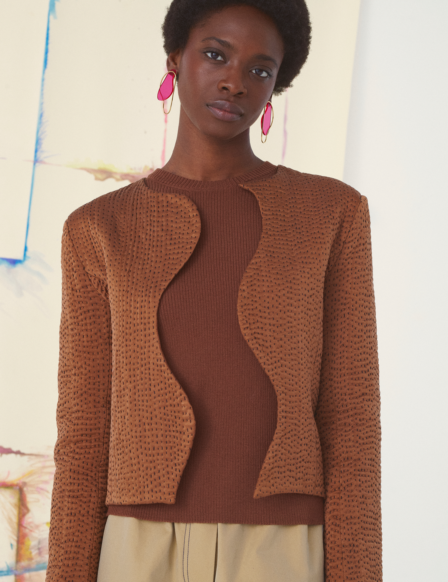 jacket-felicie-abstraction-brownchocolate