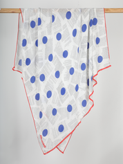 foulard-pois-bleu