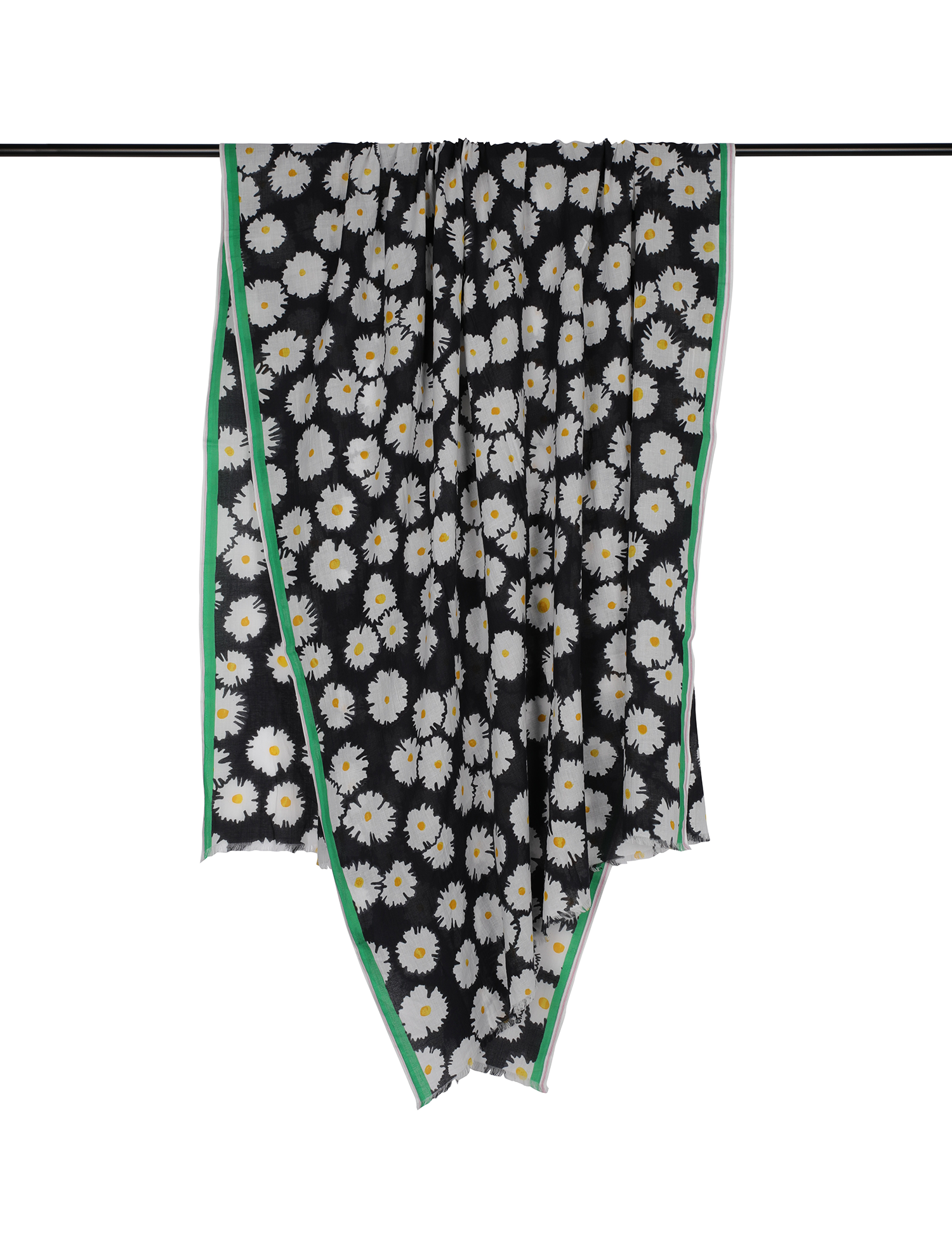 foulard-paquerettes-black-miicollection