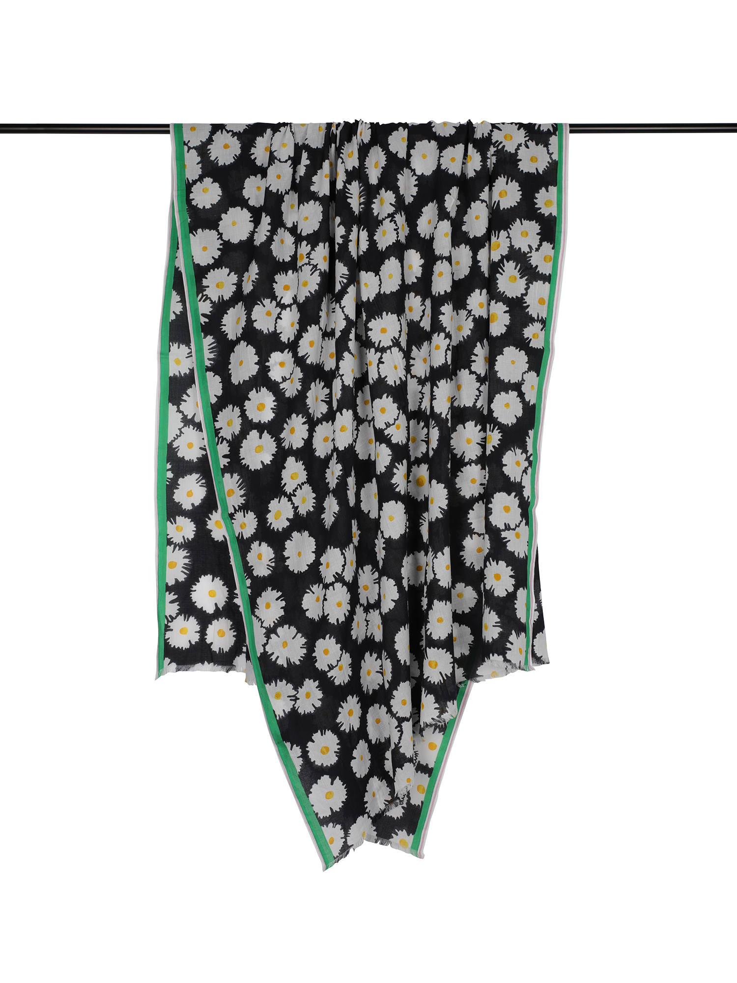 foulard-paquerettes-black-miicollection