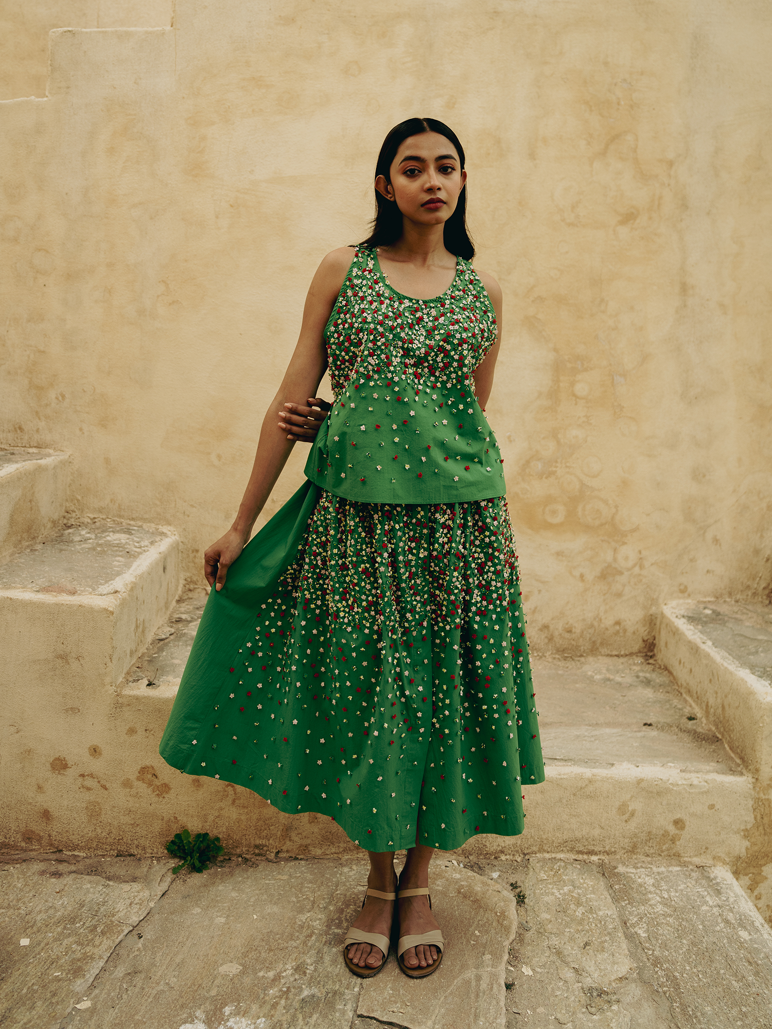top-lola-printemps-green