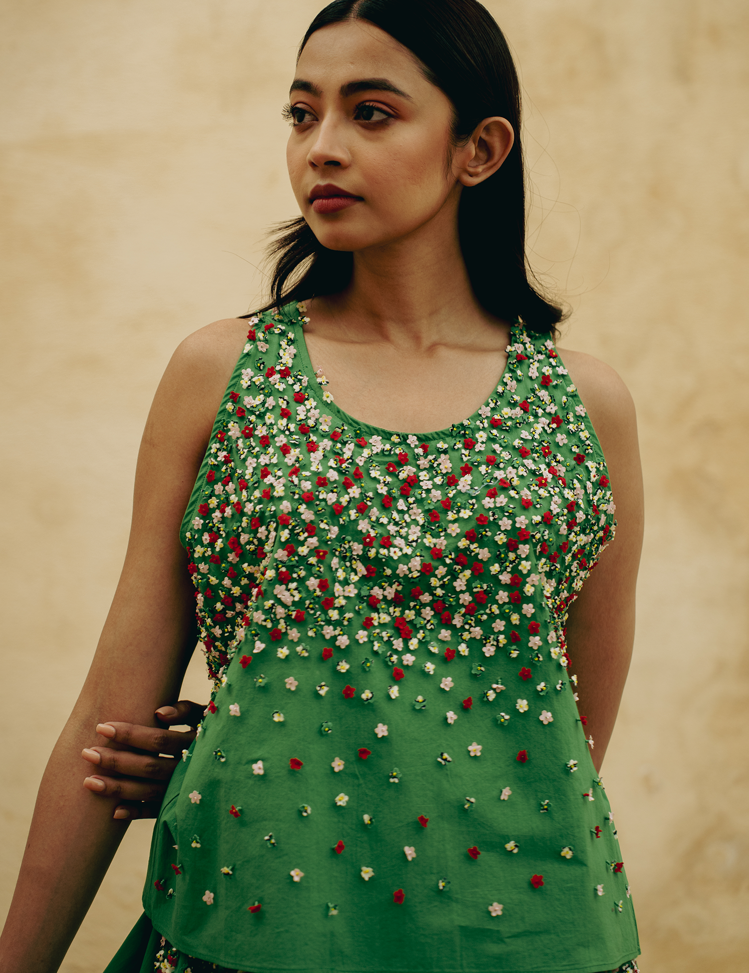top-lola-printemps-green