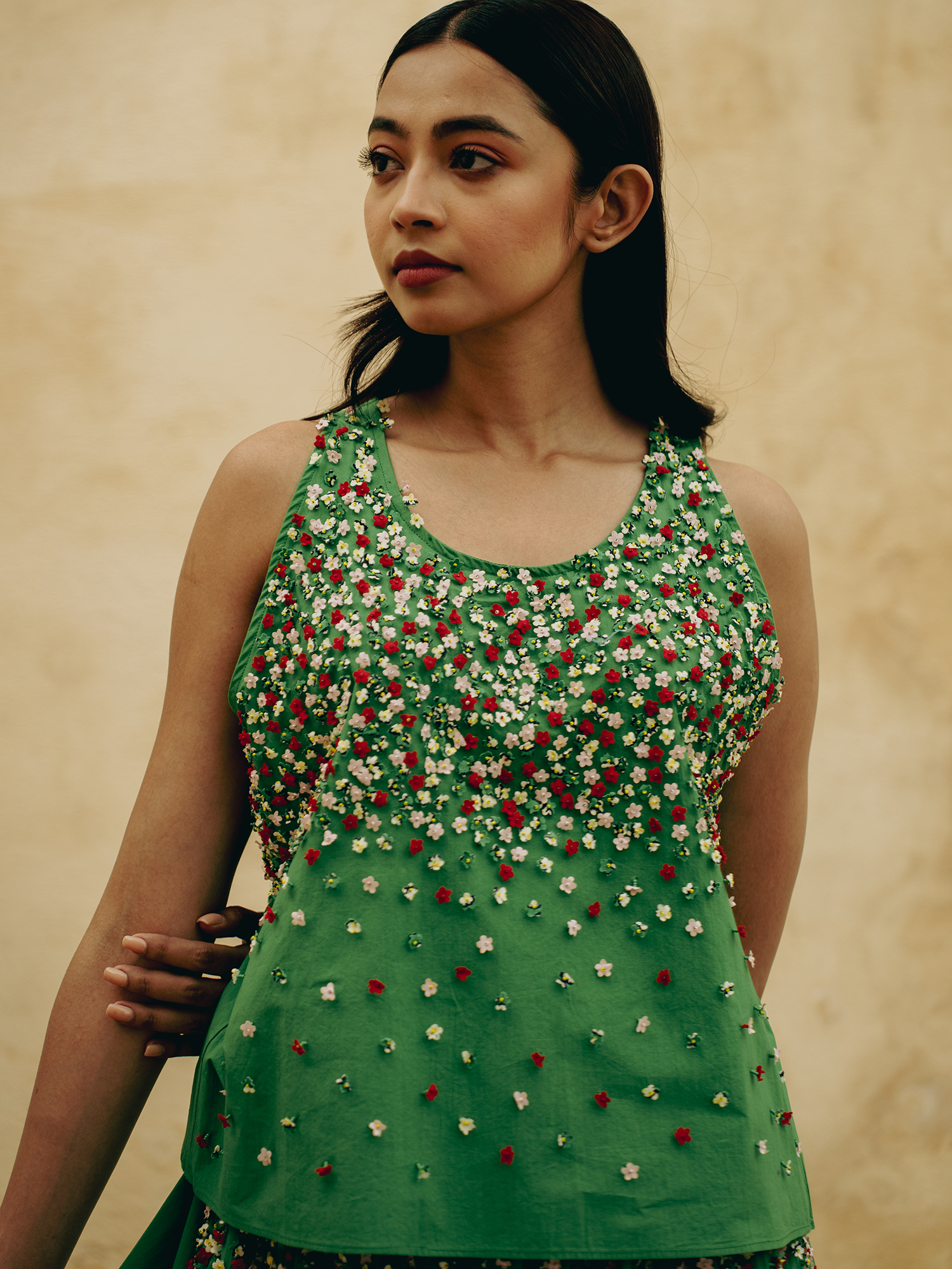 top-lola-printemps-green