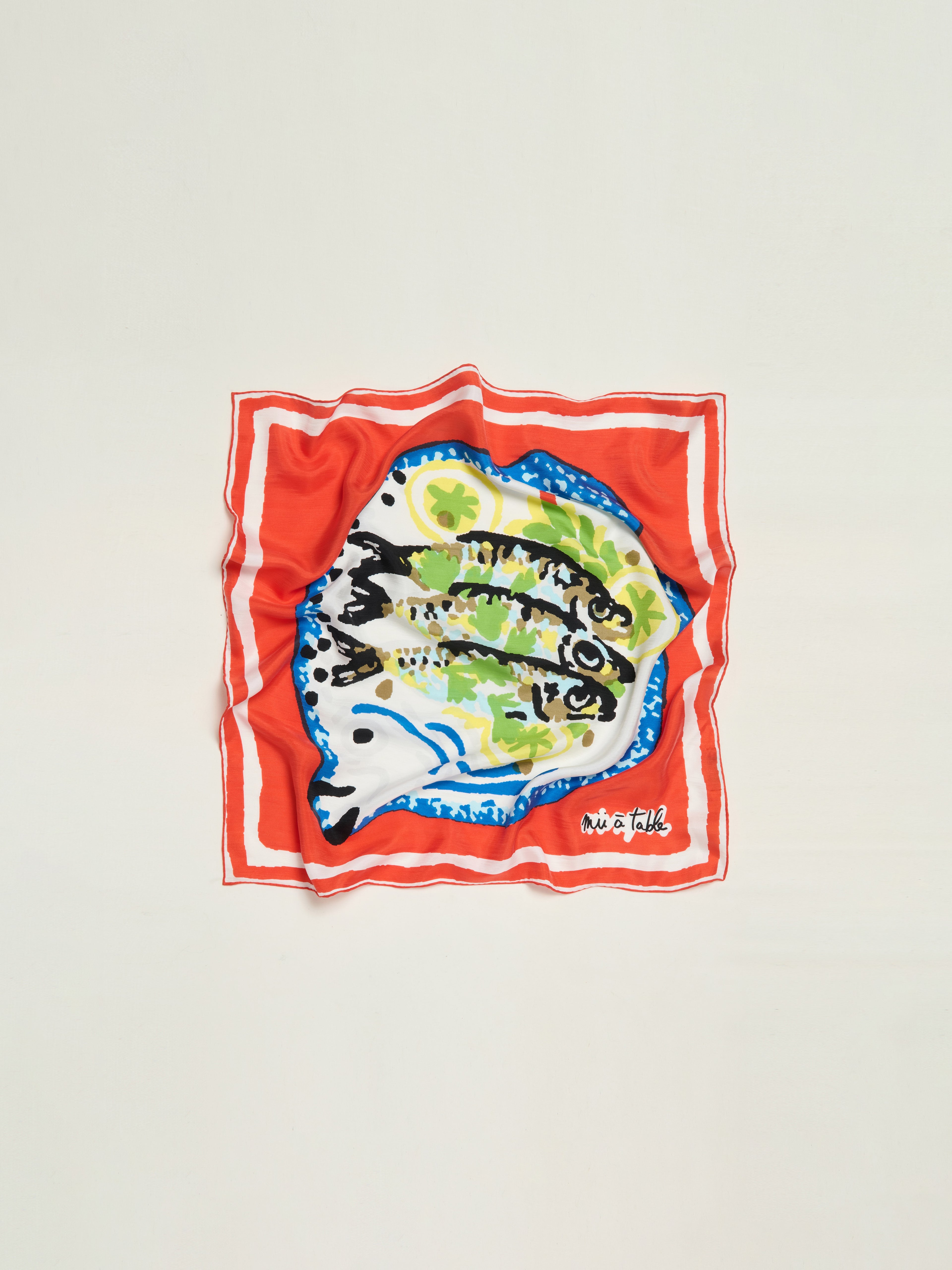 SILK SCARF 65 - THE TABLE