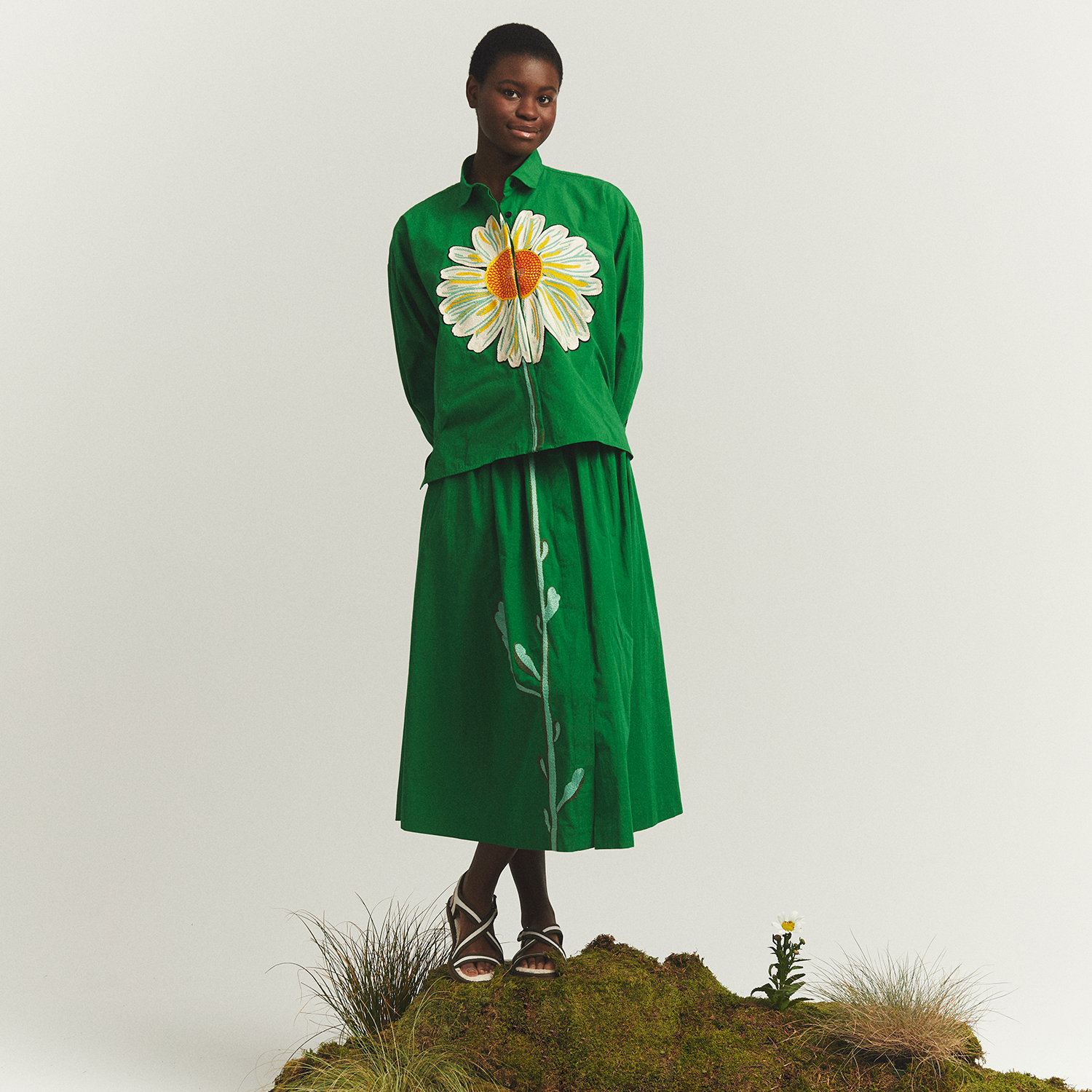 chemise-greta-lesfleurs-margueritevert-miicollection