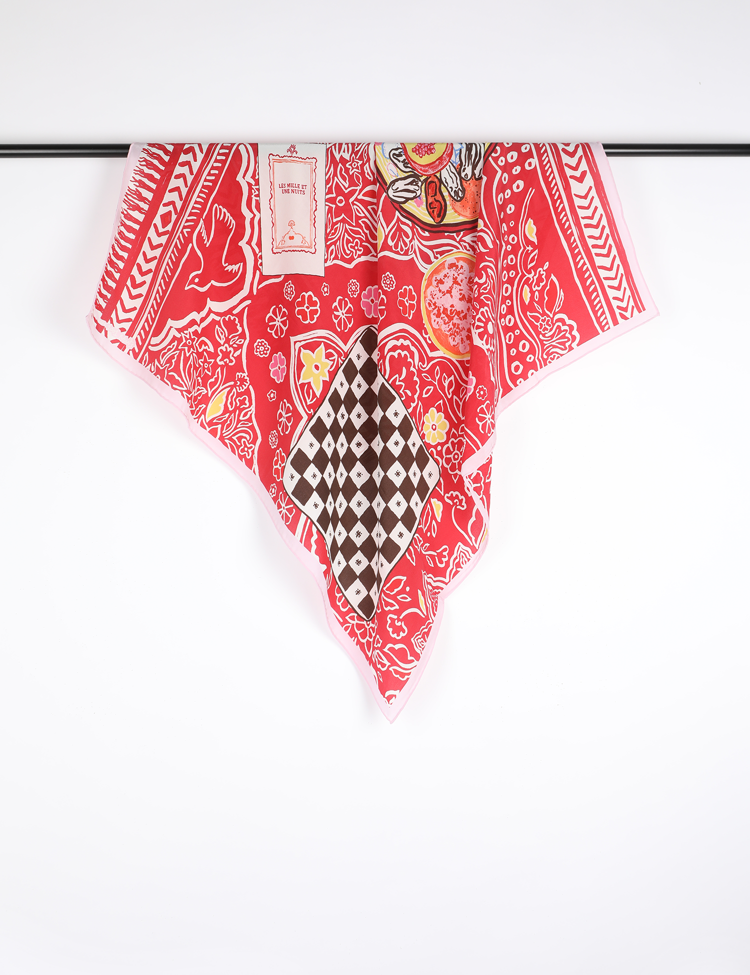 foulard-dejeuner-red