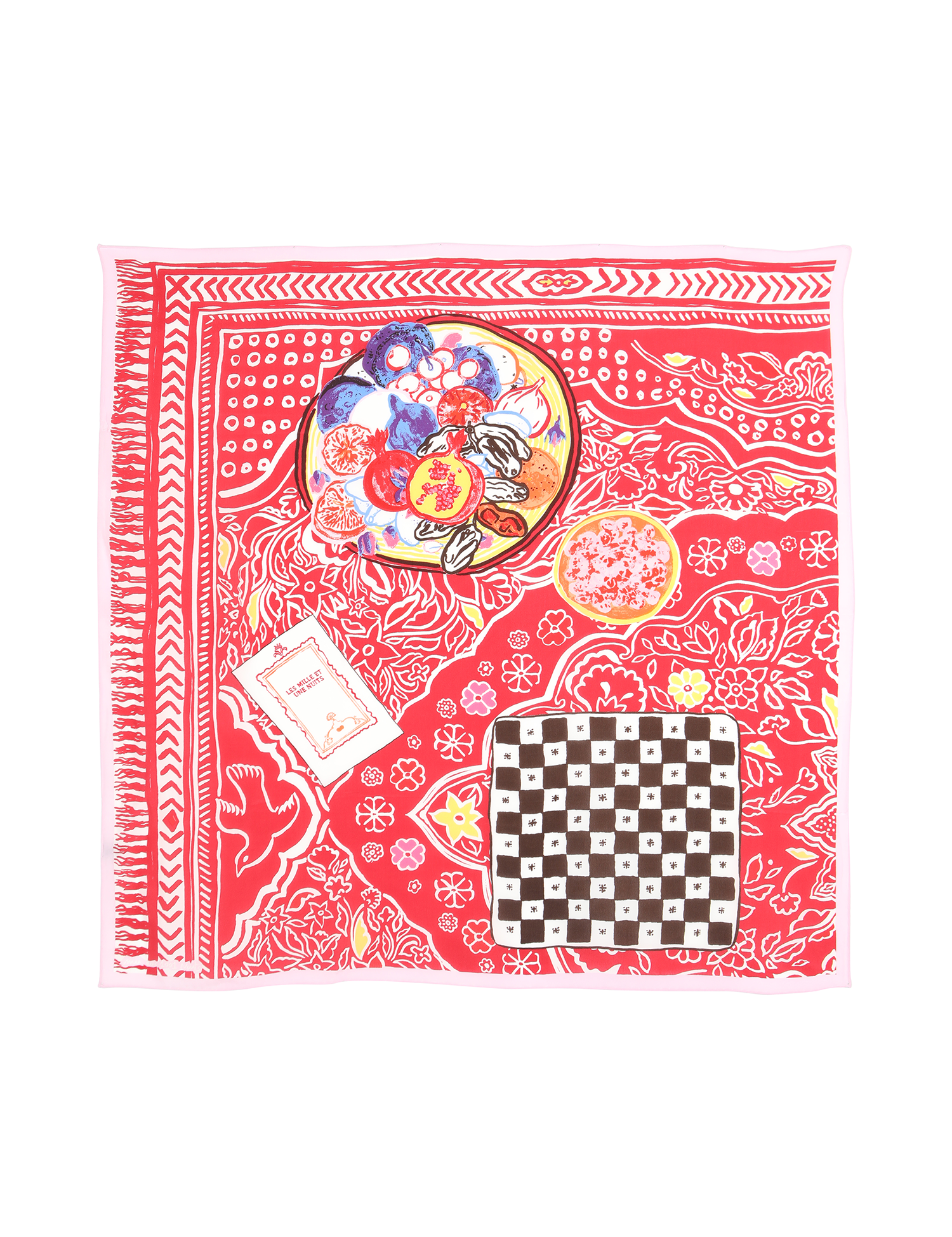 foulard-dejeuner-red