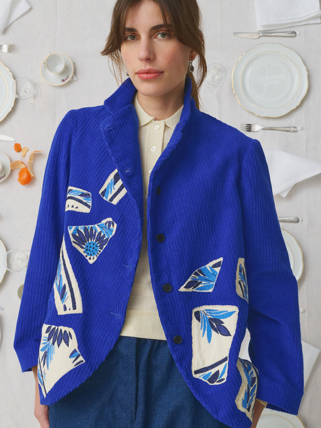 VESTE ELLIE - ASSIETTE CASSEE