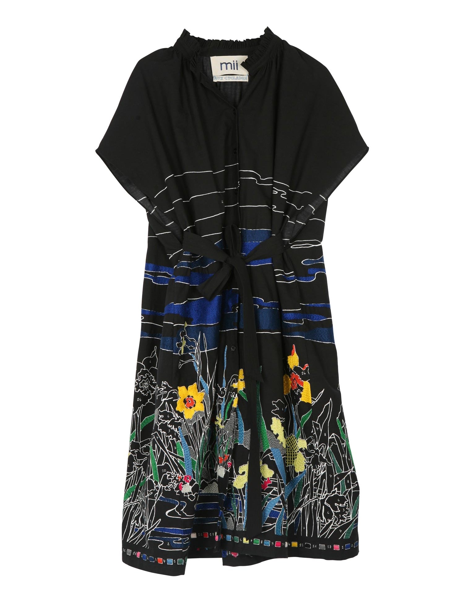 robe-francoise-coloriage-black