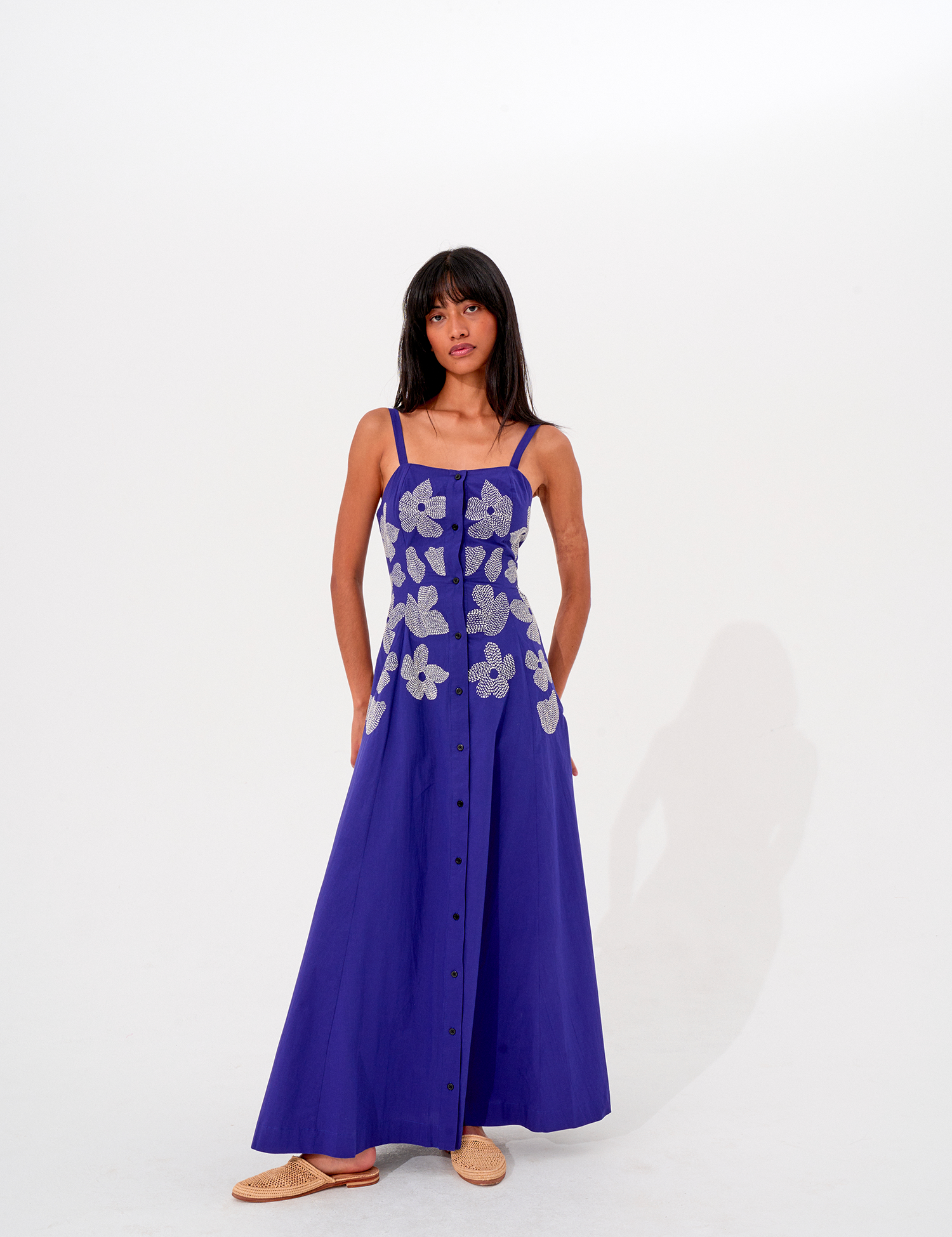 dress-tiphaine-flower-royalblue