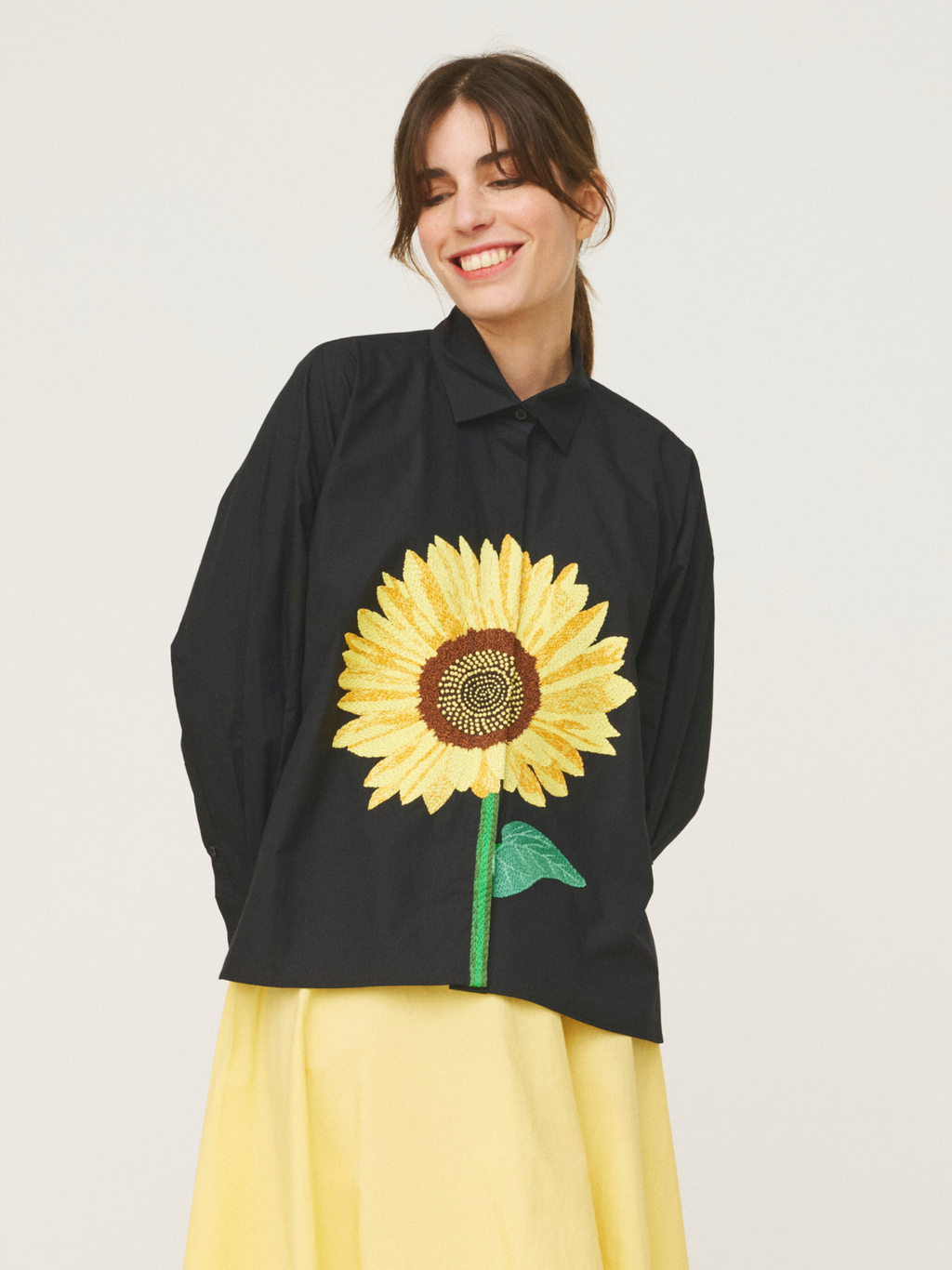 GRETA SHIRT - SUNFLOWER