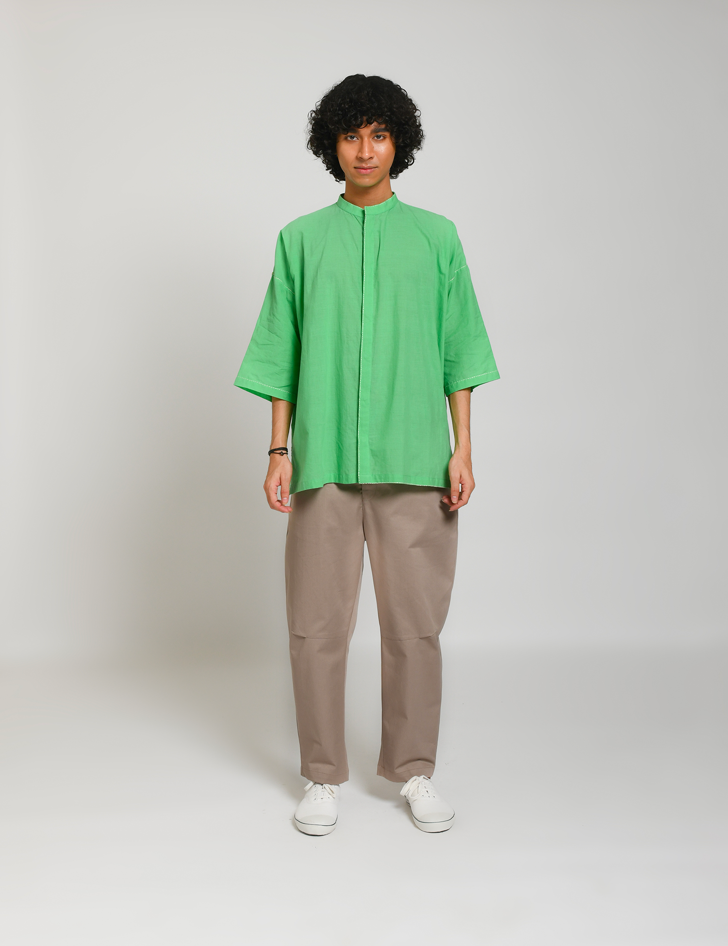 kaftan-fumi-monochrome-green