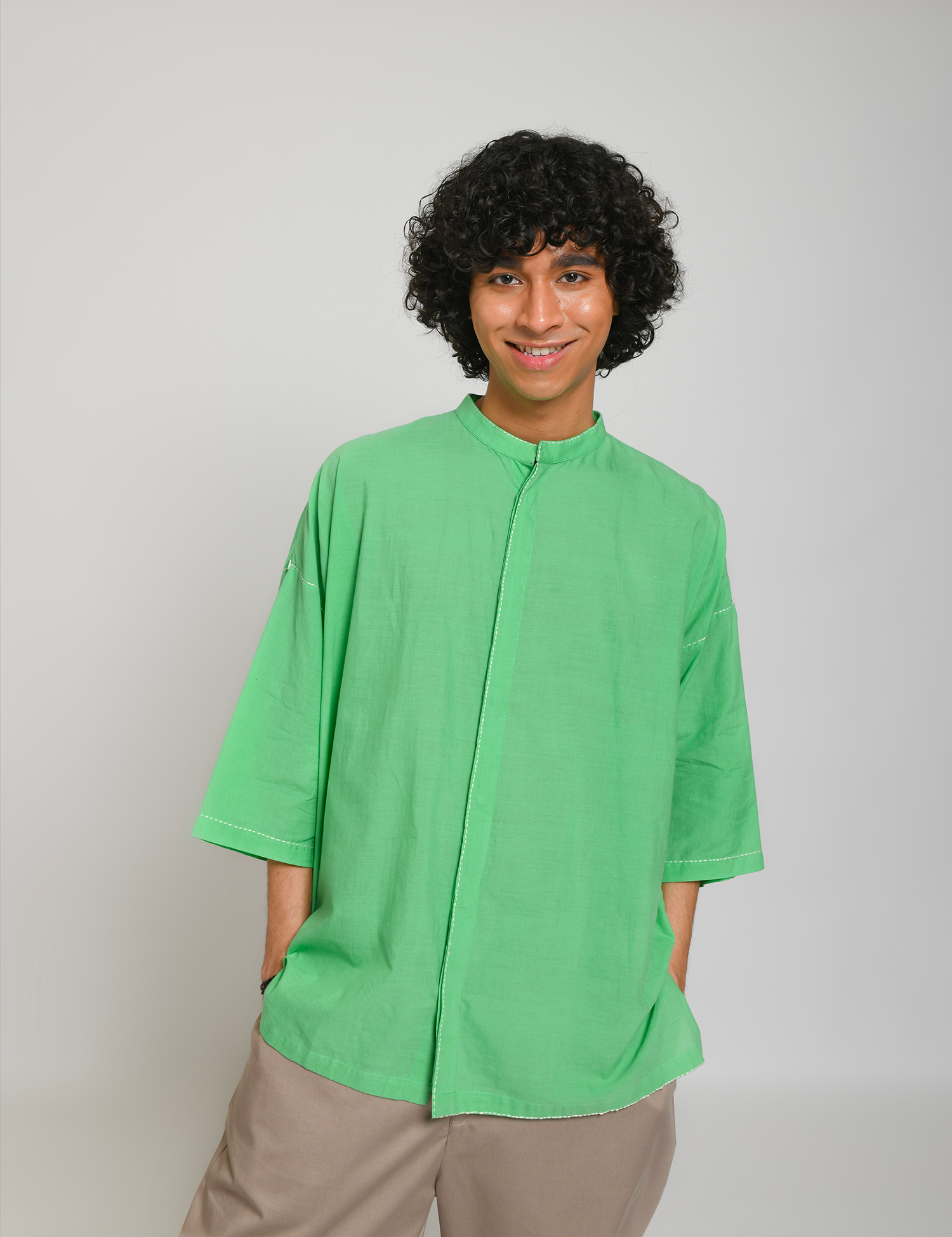 kaftan-fumi-monochrome-green