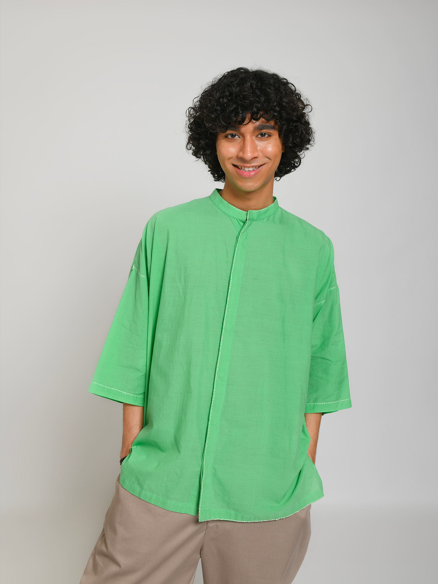 kaftan-fumi-monochrome-green