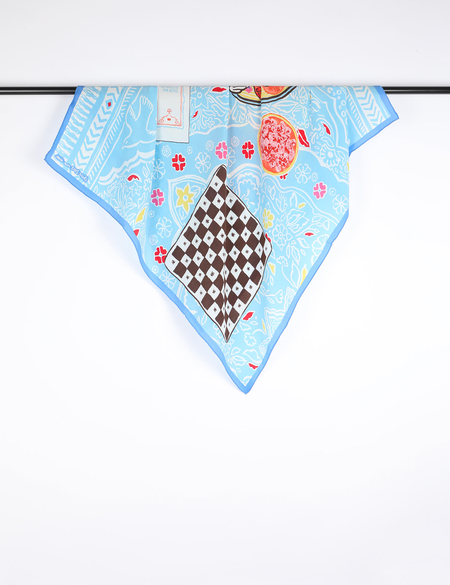 foulard-dejeuner-lightblue