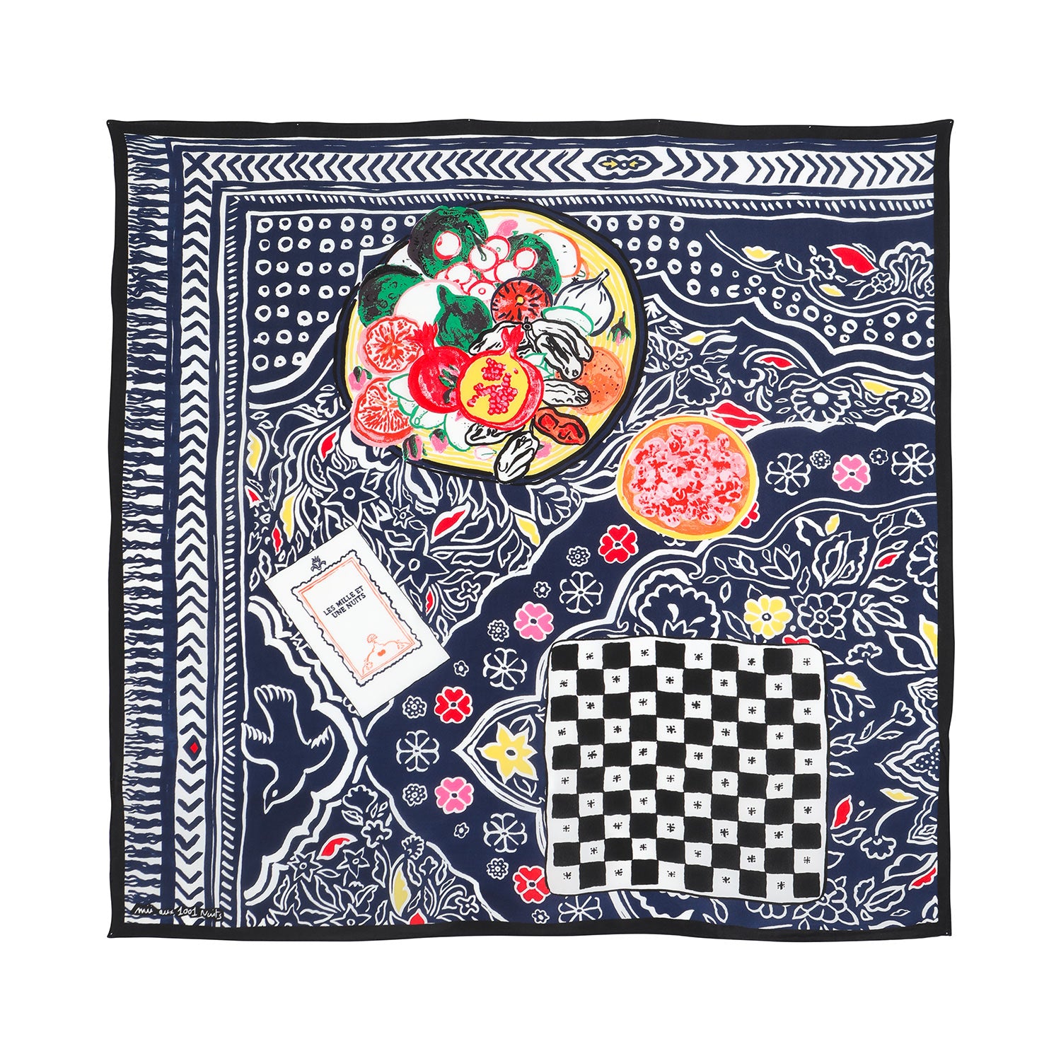 foulard-dejeuner-marine