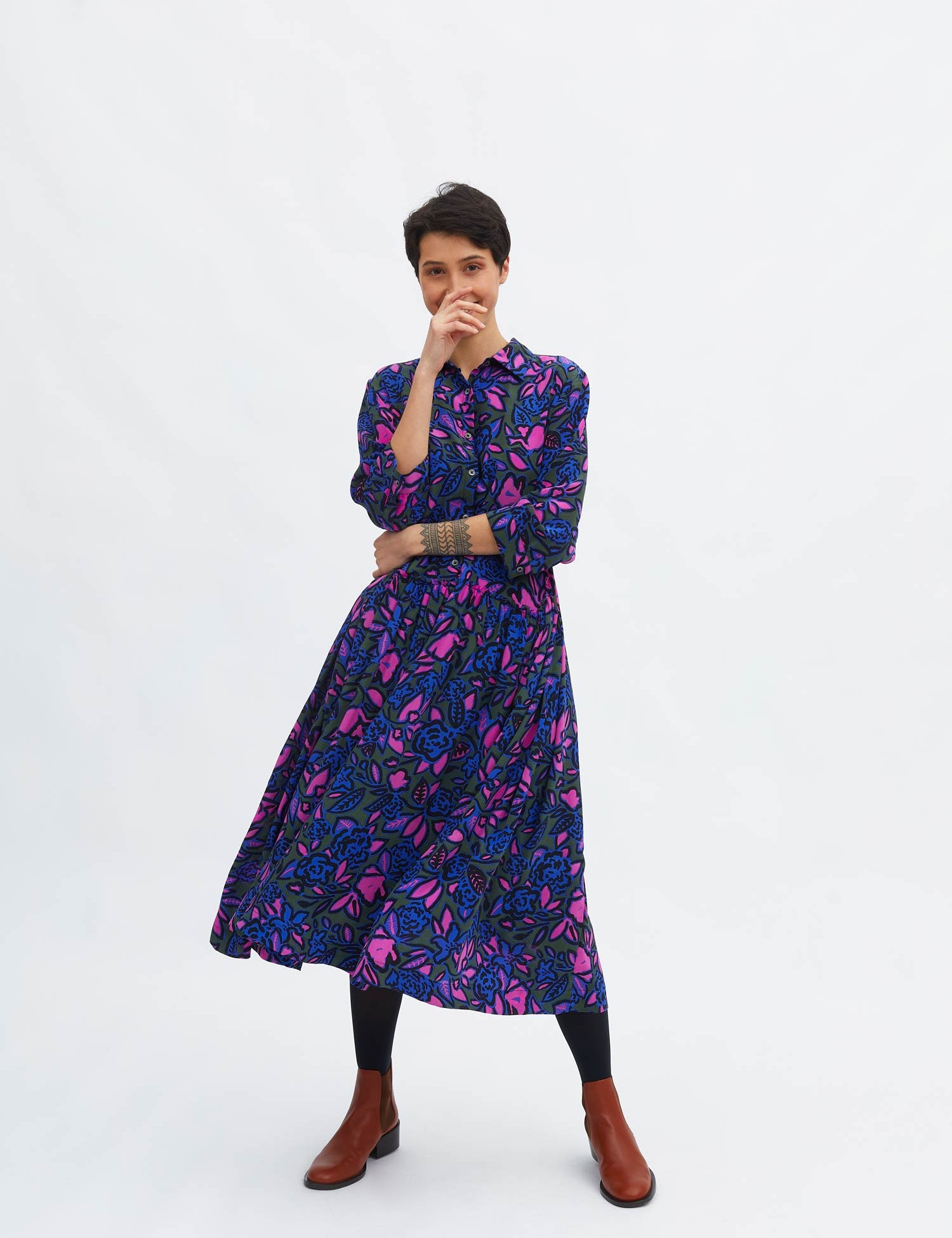 robe-santi-lecabinetdessins-kaki-miicollection