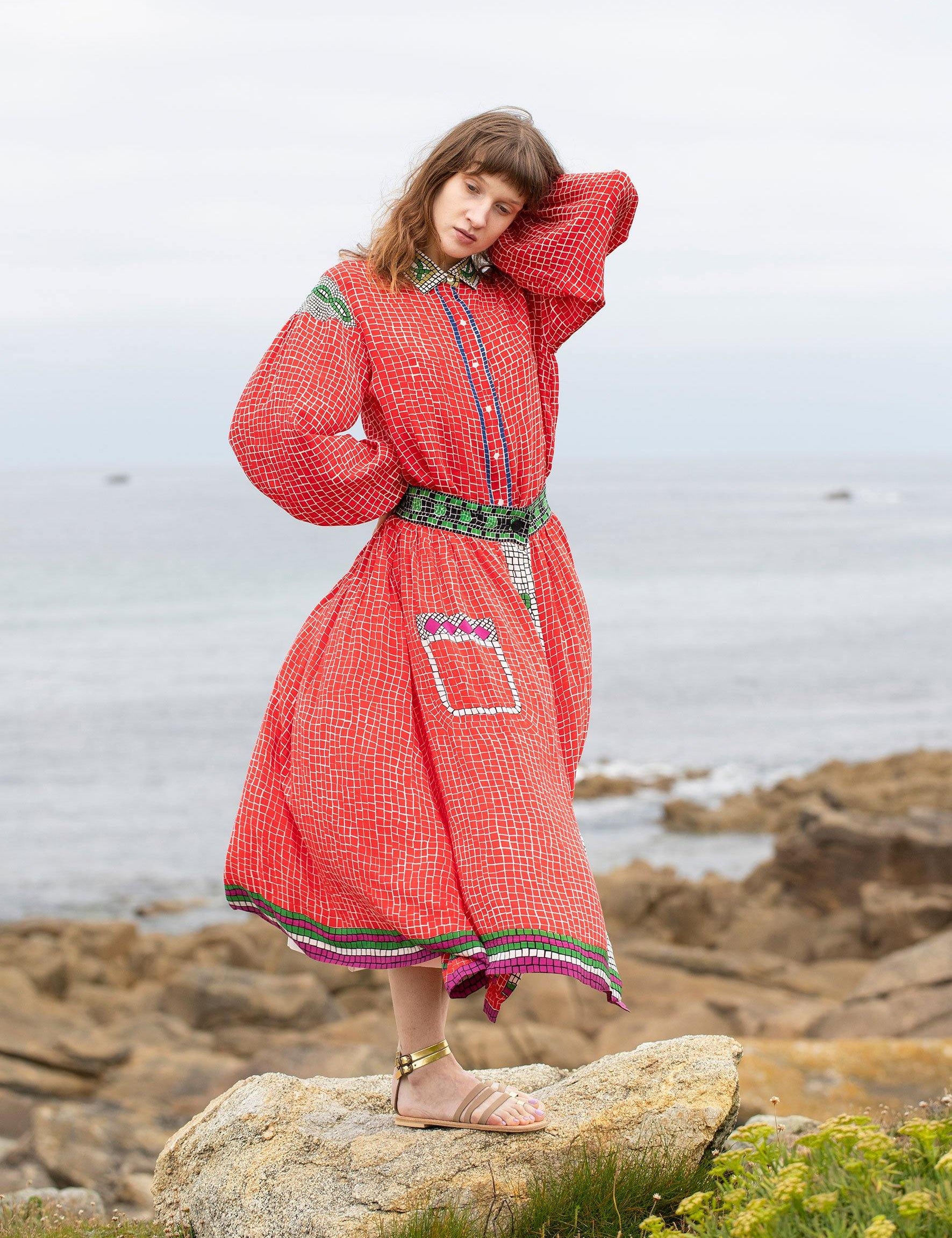 chemise-dipa-mosaique-red-miicollection