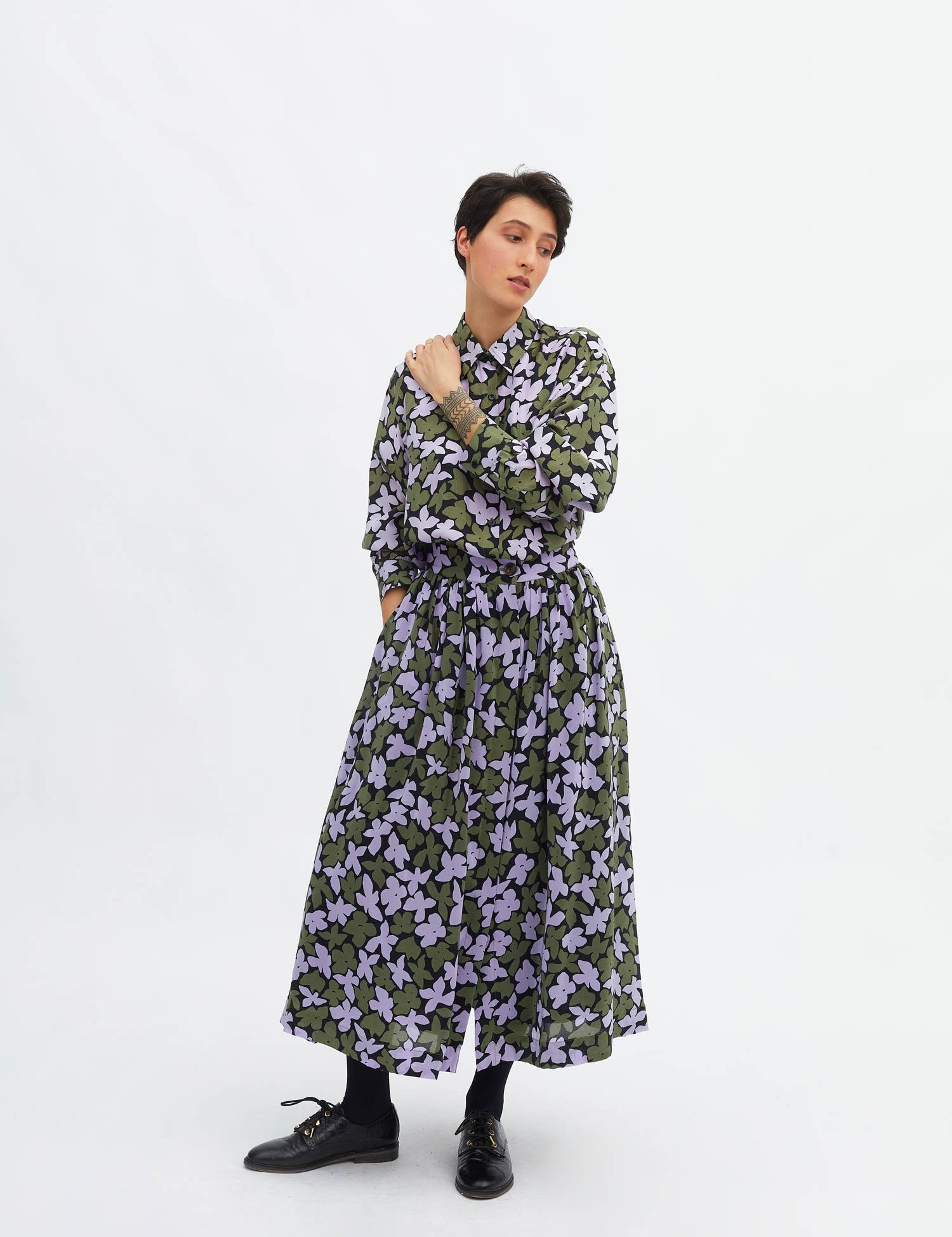 skirt-mona-lescollages-kaki-miicollection