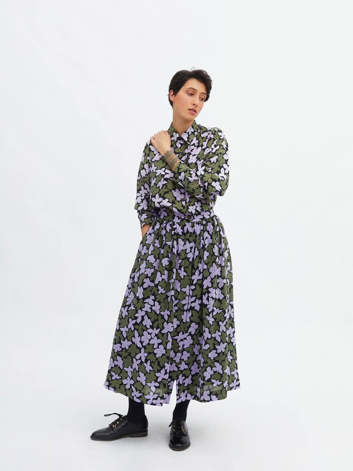 skirt-mona-lescollages-kaki-miicollection