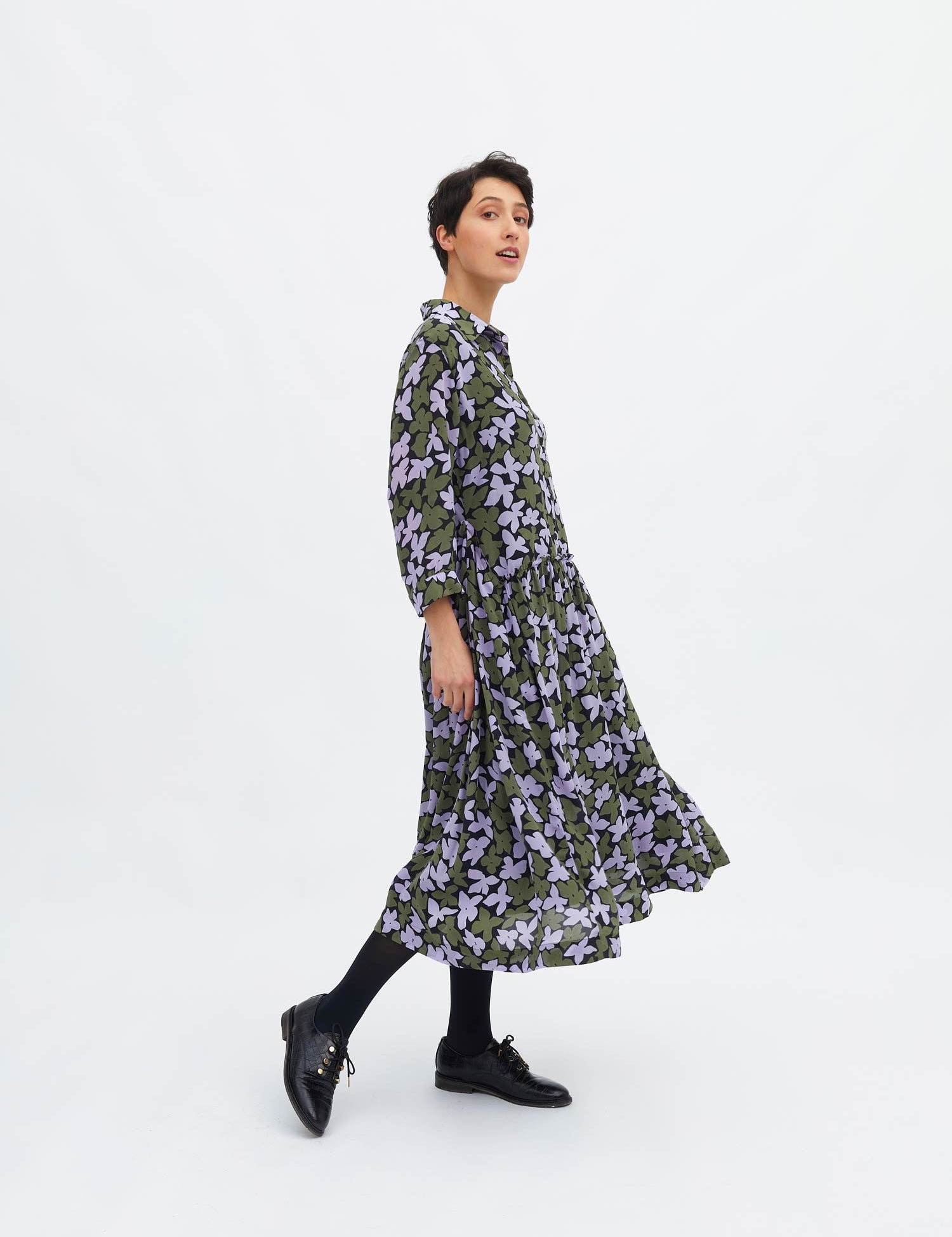 robe-santi-lescollages-kaki-miicollection