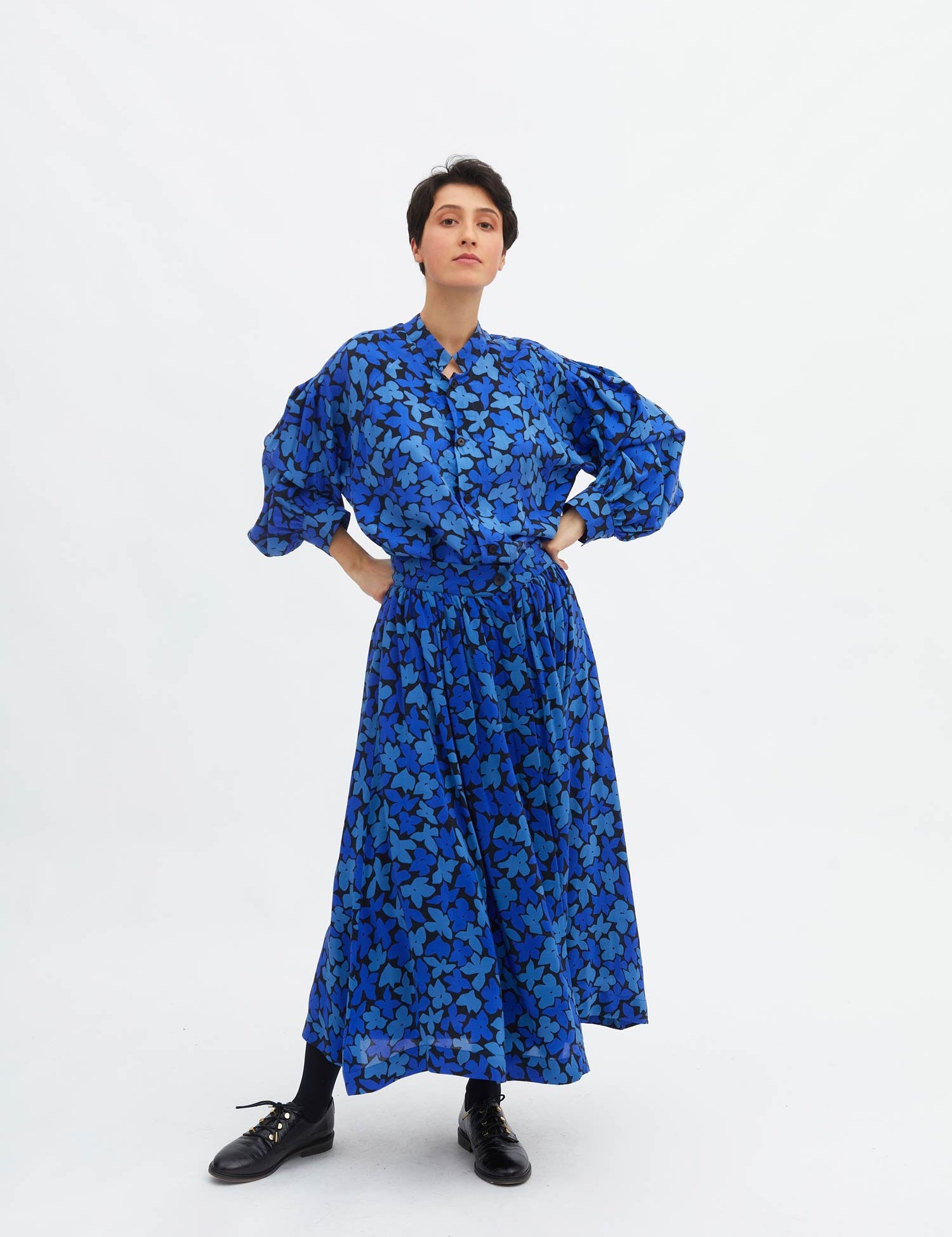 skirt-mona-lescollages-blue-miicollection