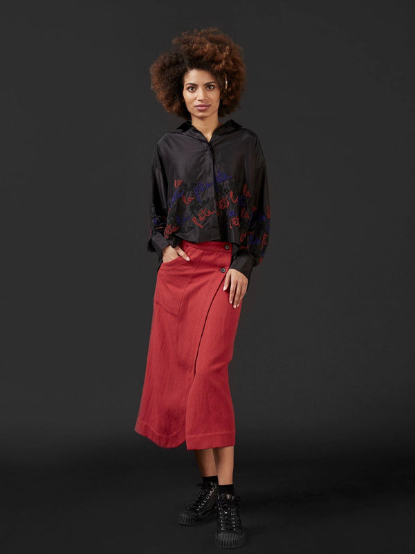 REDBIC_WOOLCOTTONSKIRT_MONOCHROME